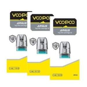 VOOPOO ARGUS G3 主機專用頂部注油煙彈｜2ml 大容量 iCOSM Code 2.0 升級防漏