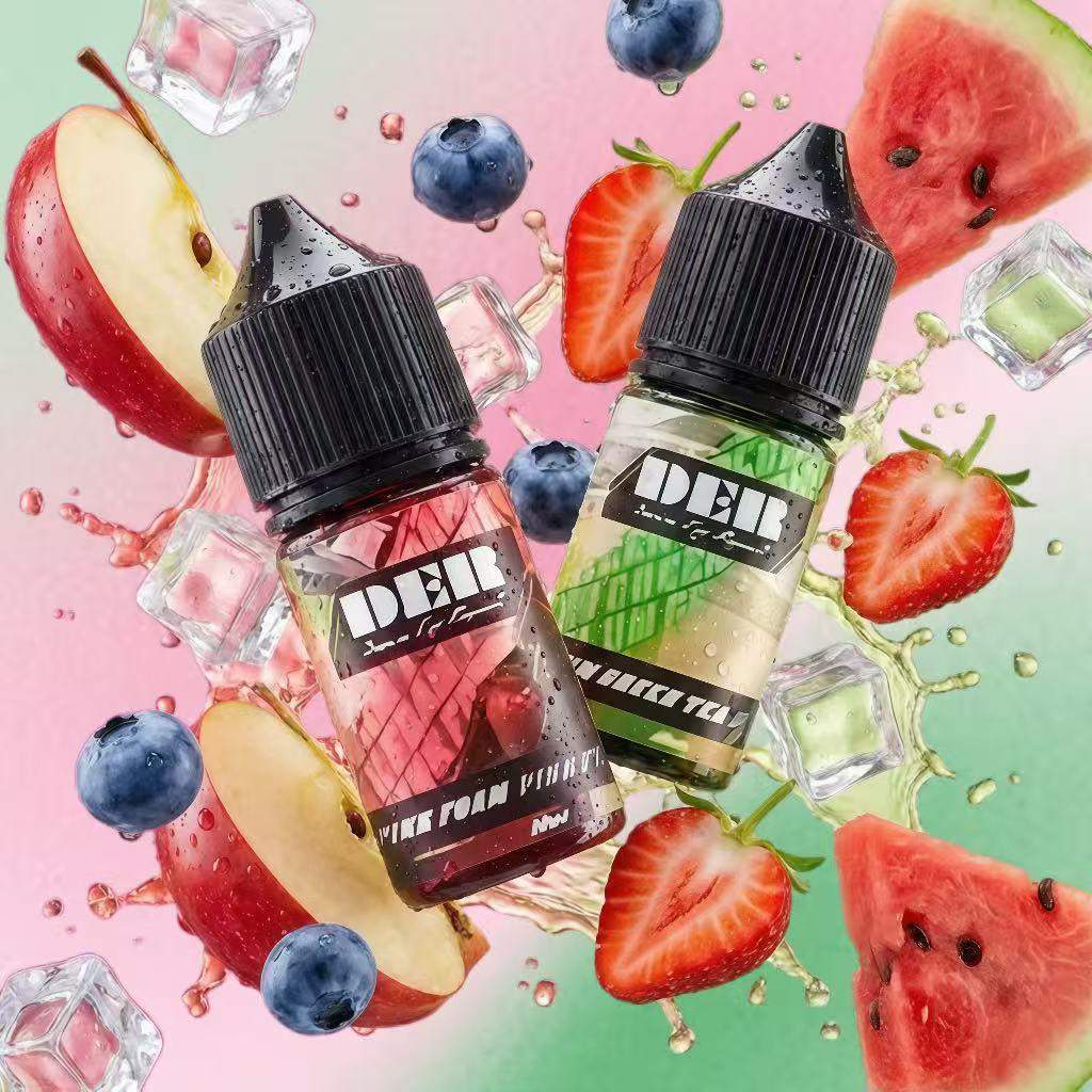DER系列電子煙主機煙油 - 30ml/35mg高還原度尼古丁鹽|多種水果茶飲|台湾現貨直供:圖片 3