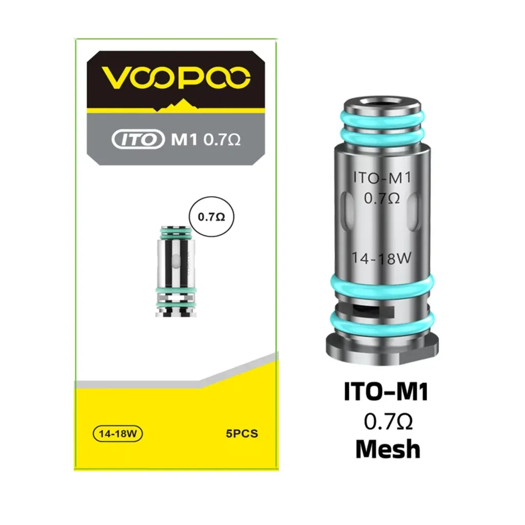 VOOPOO ITO 霧化芯原廠高性能替換線圈|多阻值選配 5入裝 | 台灣現貨:圖片 2