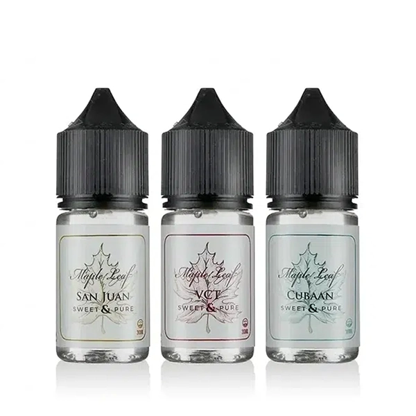 Maple Leaf 楓葉電子煙油 30ml|美國原裝丁鹽,經典菸草與美式甜點風味